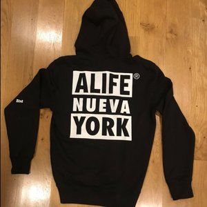 alife nueva york zip up sweatshirt nyc streetwear